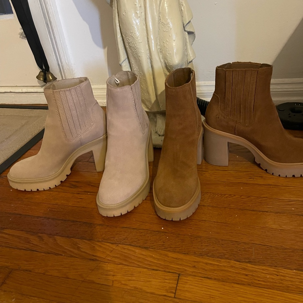 Dolce vita suede boots 2 pairs